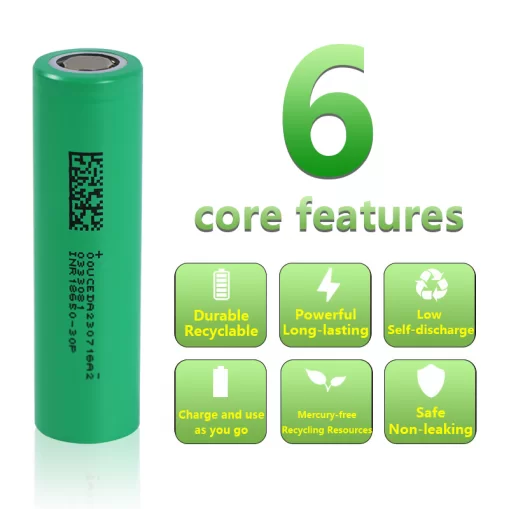 Jawepower 18650-Ternary Lithium Battery-30P