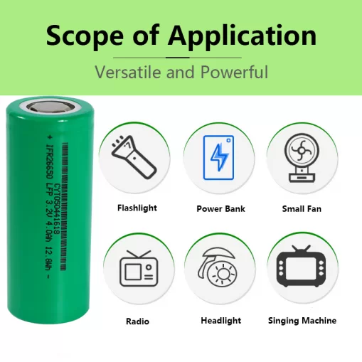 Jawepower 26650-Ternary Lithium Battery-4000mAh