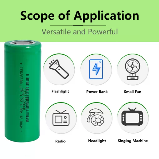 Jawepower 26700-Ternary Lithium Battery-4000mAh