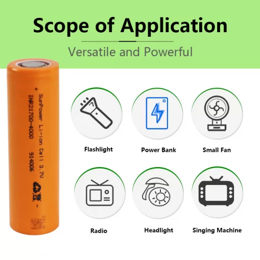 Jawepower 21700-Ternary Lithium Battery-40S