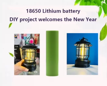 The 18650 Lithium battery DIY project welcomes the New Year