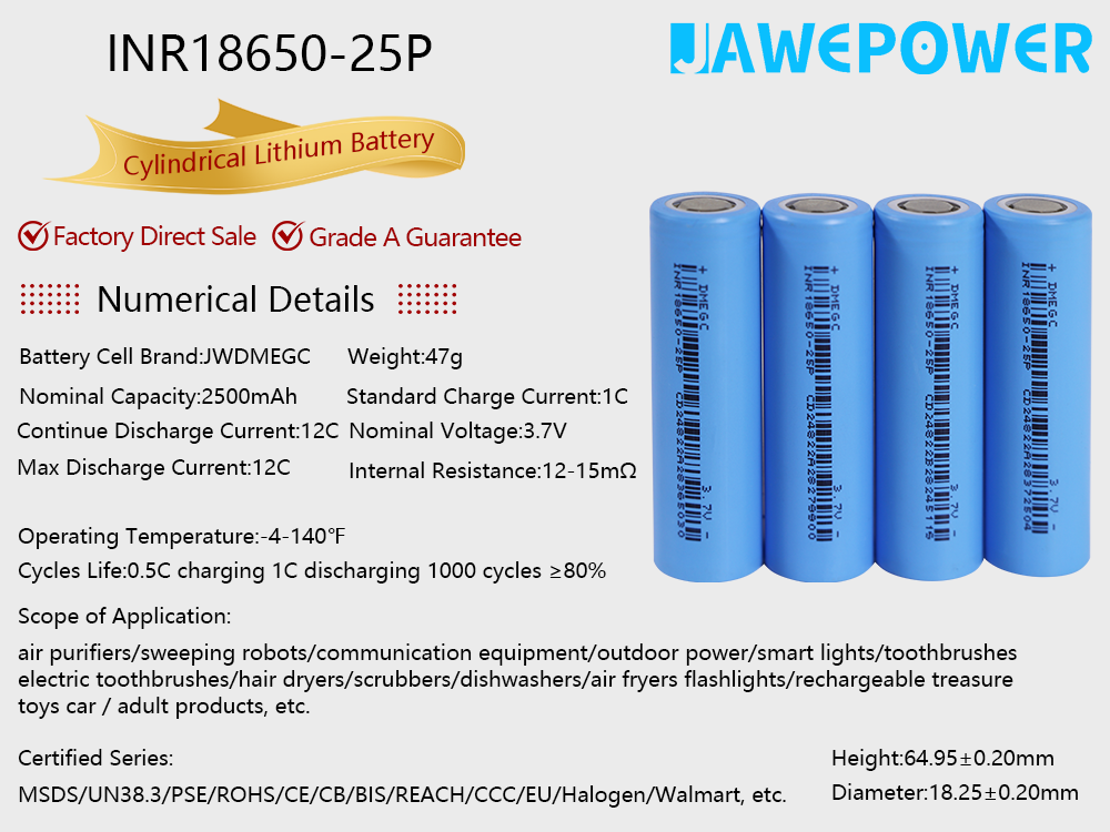 18650-Ternary Lithium Battery-25P