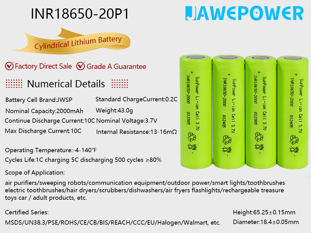 18650-Ternary Lithium Battery-20P1